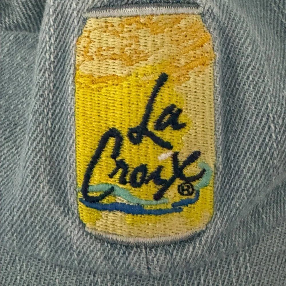 La Croix Light Wash Denim Cap. New.